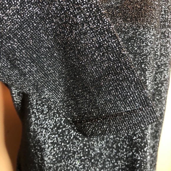 💚($70) J Lo NWT black & glitter knit dress - Picture 3 of 7